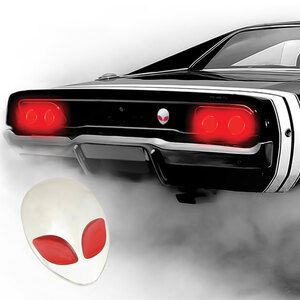 TUNING GURU - Emblema 3D Alien - TUNING GURU - Emblema 3D