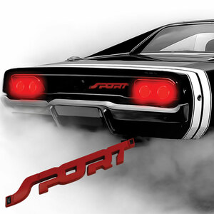 TUNING GURU - Emblema 3D Sport - TUNING GURU - Emblema 3D