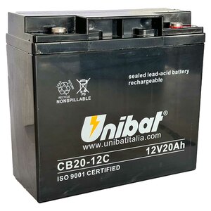 UNIBAT - Batteria ermetica CICLICA - UNIBAT - Batteria ermetica