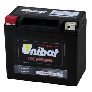 UNIBAT - Batteria moto CX 12 - UNIBAT - Batteria moto