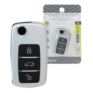 VENZO - Cover chiave Volkswagen A02H - VENZO Seat Leon, Skoda Fabia, Octavia, Superb, Yeti, Volkswagen Bora, Golf, Jetta, Phaeton, Touareg - Cover chiave