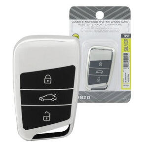 VENZO - Cover chiave Volkswagen D03H - VENZO Seat Ibiza, Leon, Toledo, Skoda Fabia, Octavia, Superb, Volkswagen Golf VII, Lamando, Polo, Sportsvan - Cover chiave