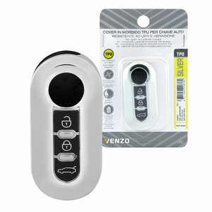 VENZO - Cover chiave Fiat A02H - VENZO Citroen Jumper, Dodge Ram, Fiat 500, 500L, Bravo, Ducato, Panda, Punto, Lancia Lybra, Musa - Cover chiave