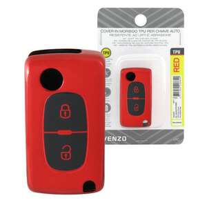 Cover chiave Peugeot, Citroen D02H2 - VENZO Citroen C2, C3, C4, C5, C6, C8, Xsara, Peugeot 107, 207, 307 VENZO
