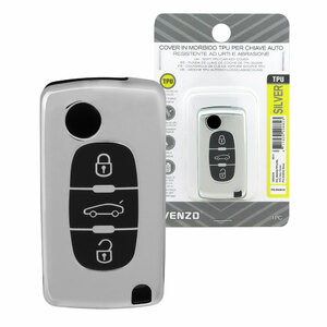 VENZO - Cover chiave Peugeot, Citroen D02H3 - VENZO Citroen C2, C3, C4, C5, C6, C8, Xsara Picasso, Peugeot 207, 307, 407 - Cover chiave