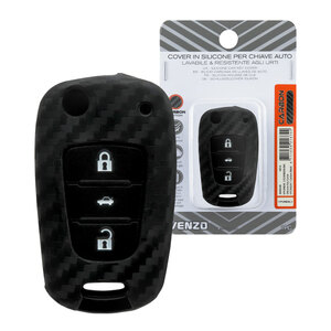 VENZO - Cover chiave Carbon Edition - VENZO Hyundai Verna, i30, ix 35, Kia Ceed, Cerato, Rio, Sportage - Cover chiave