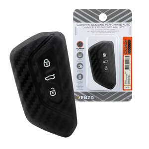 VENZO - Cover chiave Carbon Edition - VENZO Cupra Formentor, Leon, Seat Ateca, Tarraco, Skoda Octavia, Volkswagen Golf VIII - Cover chiave
