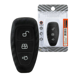 VENZO - Cover chiave Carbon Edition - VENZO Ford C-Max, Fiesta, Focus, Mondeo - Cover chiave