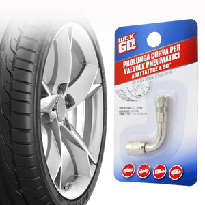 WEKGO - Accessori per gonfiaggio Adattatore a 90° - WEKGO - Accessori per gonfiaggio