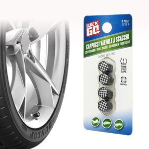 WEKGO - Cappucci valvola Scacchi - WEKGO - Cappucci valvola