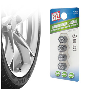 WEKGO - Cappucci valvola UK Black Flag - WEKGO - Cappucci valvola