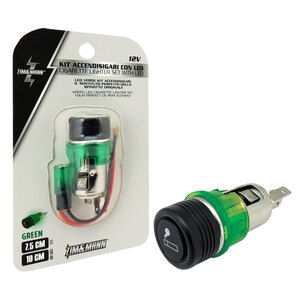 ZIM&MANN - Presa di corrente Accendisigari con LED verde - ZIM&MANN - Presa di corrente