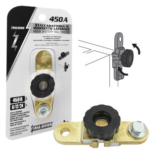 ZIM&MANN - Staccabatteria A morsetto laterale - ZIM&MANN - Staccabatteria