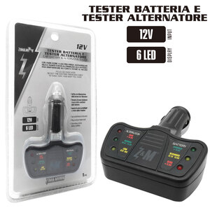 ZIM&MANN - Tester batteria Da presa accendisigari - ZIM&MANN - Tester batteria