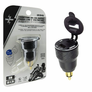 ZIM&MANN - Presa di corrente USB con voltmetro - ZIM&MANN - Presa di corrente