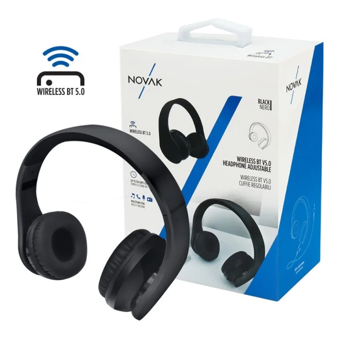 Auricolare Bluetooth Cuffie Wireless BT NOVAK