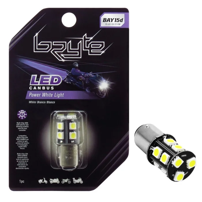 Lampadina moto BAY15D a led BAY15D Canbus BRYTE