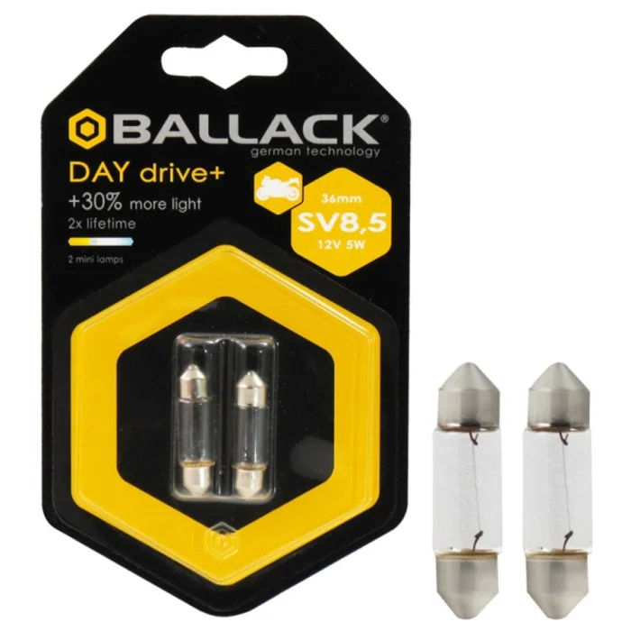 Lampadina moto a siluro a filamento Day Drive + BALLACK