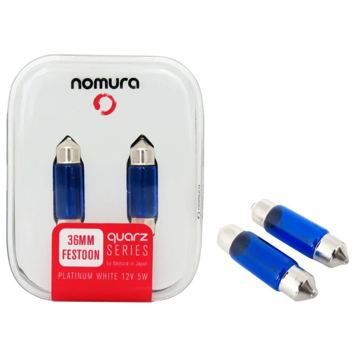 Lampadina a siluro a filamento Quarz Festoon SV8,5 NOMURA
