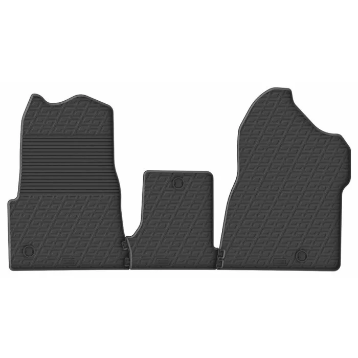 Tappeti in gomma-Pvc specifico Renault Master 2024> Renault Master 2024 > cambio manuale, con panca LAMPA