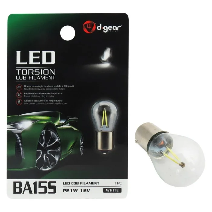 Lampadina BA15S a led BA15S Torsion COB filament D-GEAR