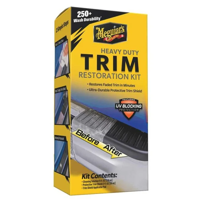 Plastica e gomma da esterni Heavy Duty Trim Restoration Kit MEGUIARS