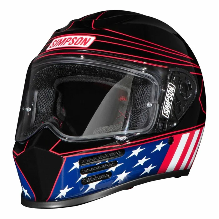 Casco Integrale Vintage Speed Americana SIMPSON