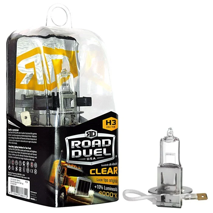 Lampadina alogena Clear H3 ROAD DUEL