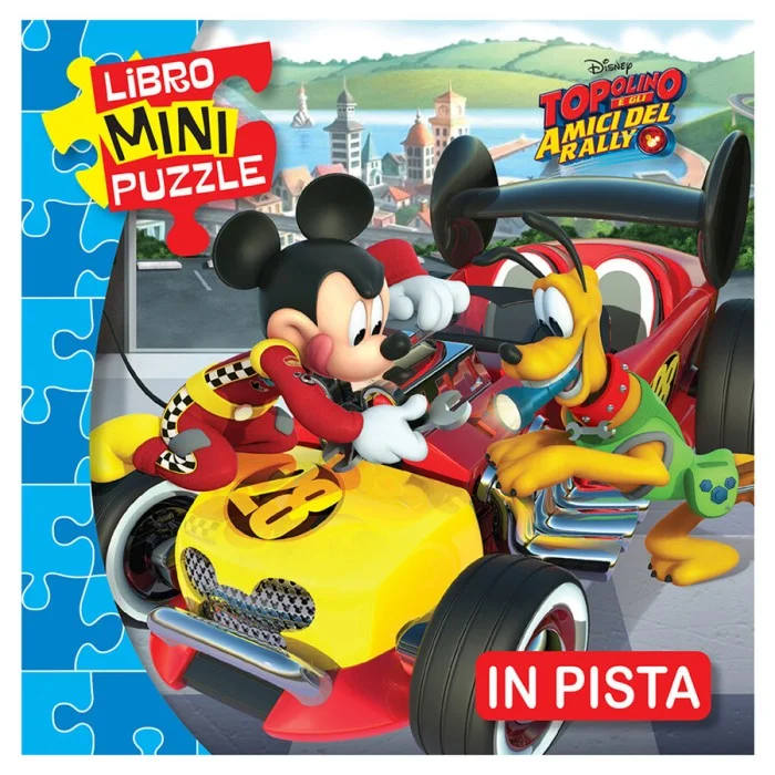 Libro Puzzle - Topolino amici del rally DISNEY