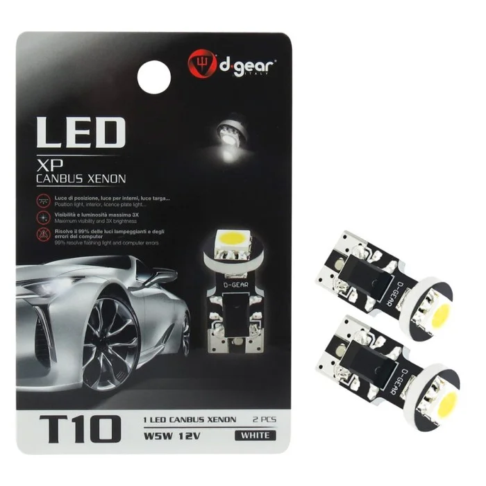 Lampadina T10 a led XP - T10 Canbus 1 Led D-GEAR