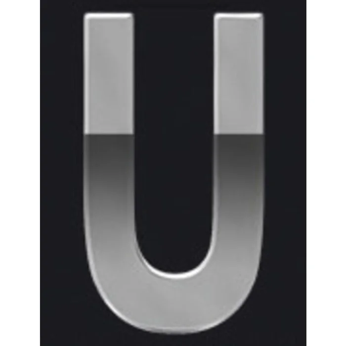 Adesivi lettere e numeri Chrome Logo LAMPA