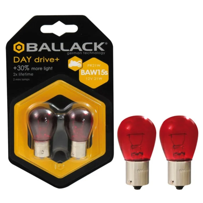 Lampadina moto BAW15S a filamento Day Drive + BAW15S BALLACK