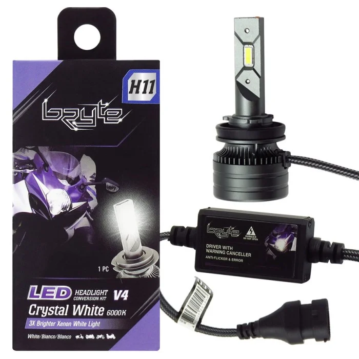 Lampadine H11 Led Headlight Conversion Kit V4 BRYTE