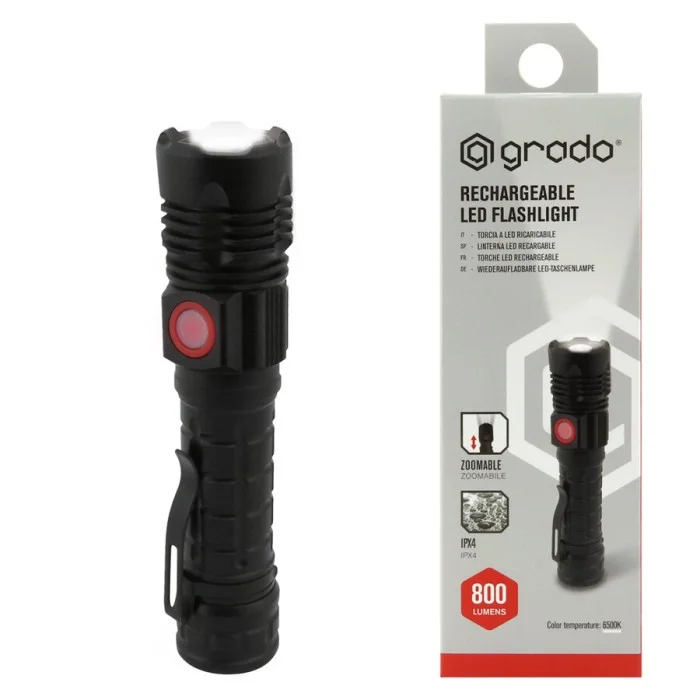 Torcia A Led ricaricabile GRADO