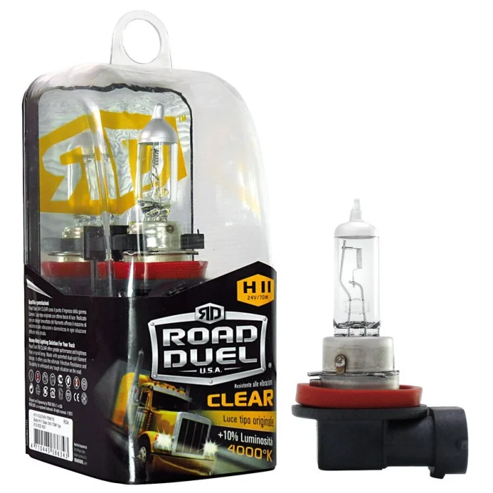 Lampadina alogena Clear H11 ROAD DUEL