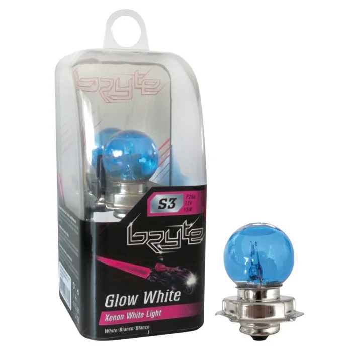 Lampadina moto alogena Xenon Glow S3 BRYTE