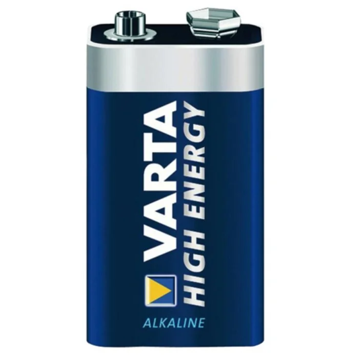 Batteria alcalina High Energy 9V VARTA