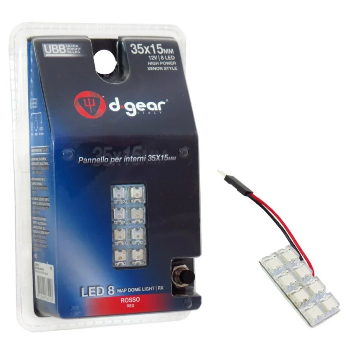 Pannello led 8 led D-GEAR