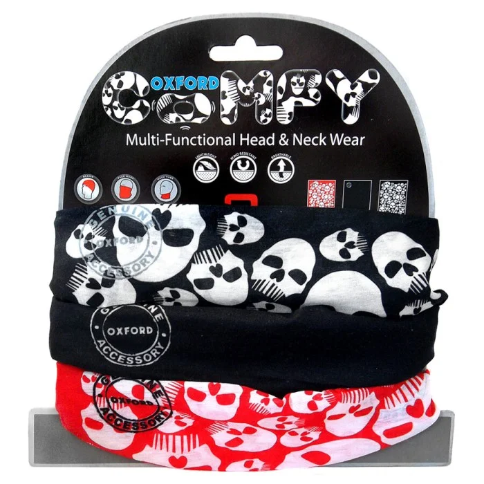 Bandana multifunzione tubolare Comfy Skulls OXFORD