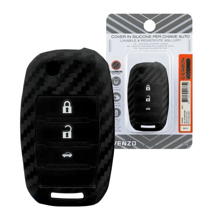Cover chiave Carbon Edition Kia K3, K3S, K4, K5, KX3, KX5 VENZO
