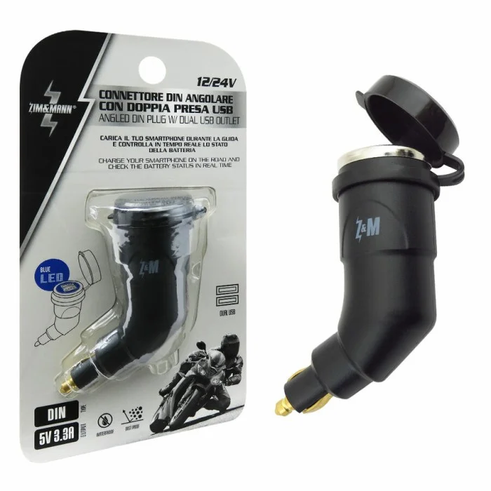 Presa di corrente USB angolare ZIM&MANN