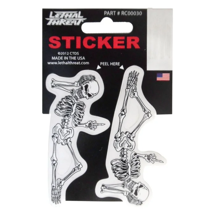 Adesivi Finger Skeleton LETHAL THREAT