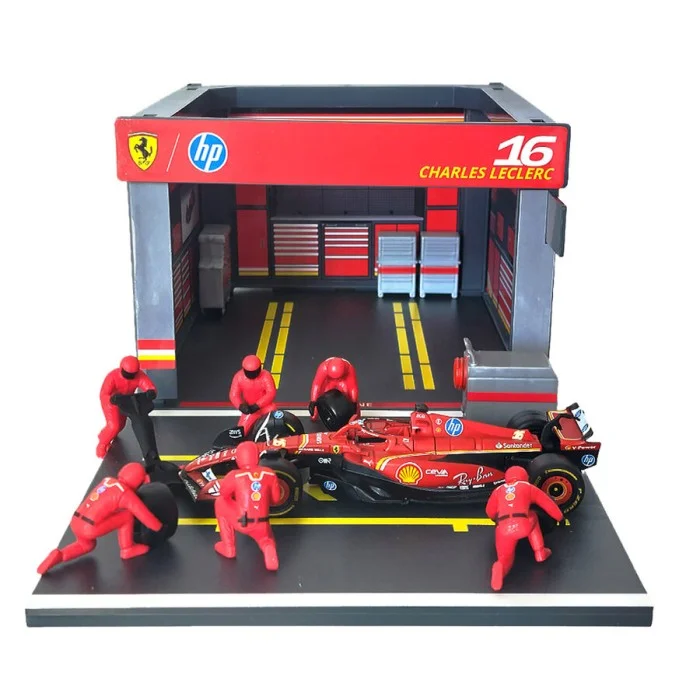 Modellino auto Pit Stop Ferrari BBURAGO