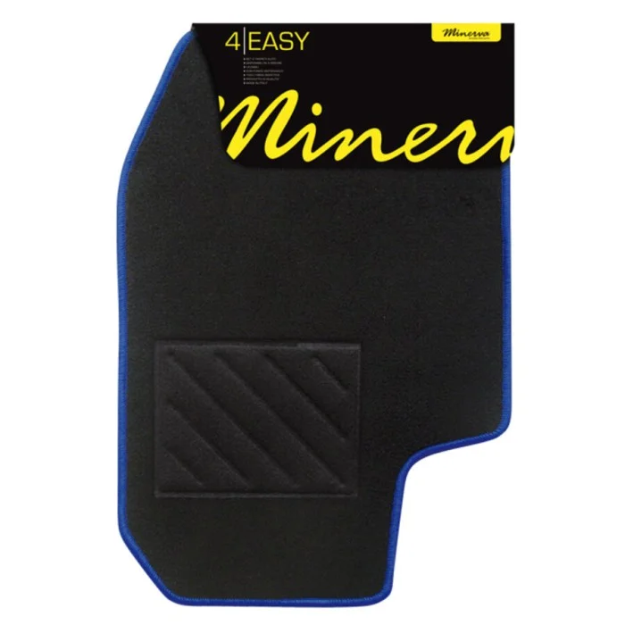 Tappeti in moquette universale Easy Bmw Serie 1 F20, Serie 3 E90, Serie 3 E91, Serie 3 E92, Serie 3 E93, Serie 3 F30, Serie 4, Serie 5 F10, Serie 5 F12, Serie 5 GT MINERVA