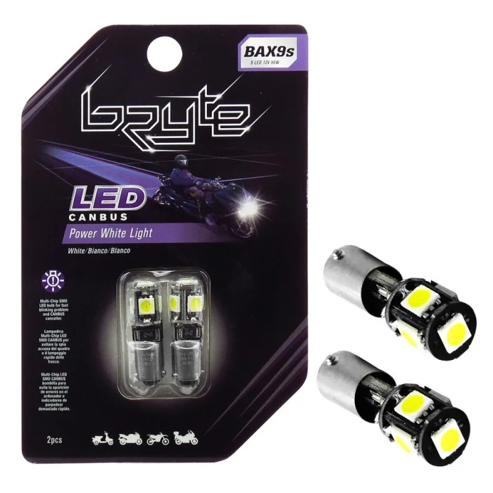Lampadina moto BAX9S a led BAX9S Canbus BRYTE