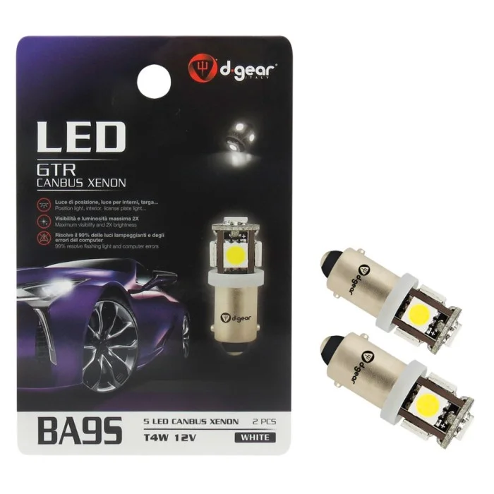 Lampadina BA9S a led GTR - BA9S Canbus SMD Led D-GEAR