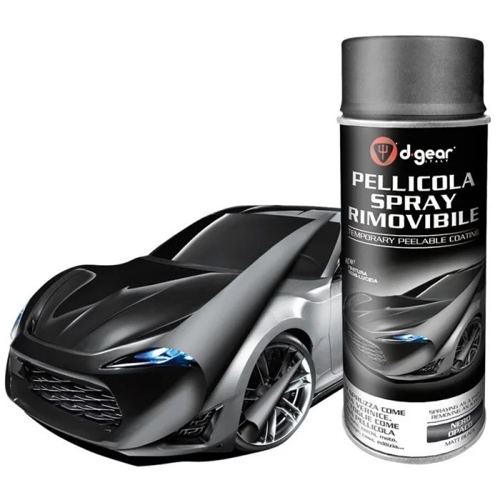 Vernice-removibile spray Nero opaco D-GEAR