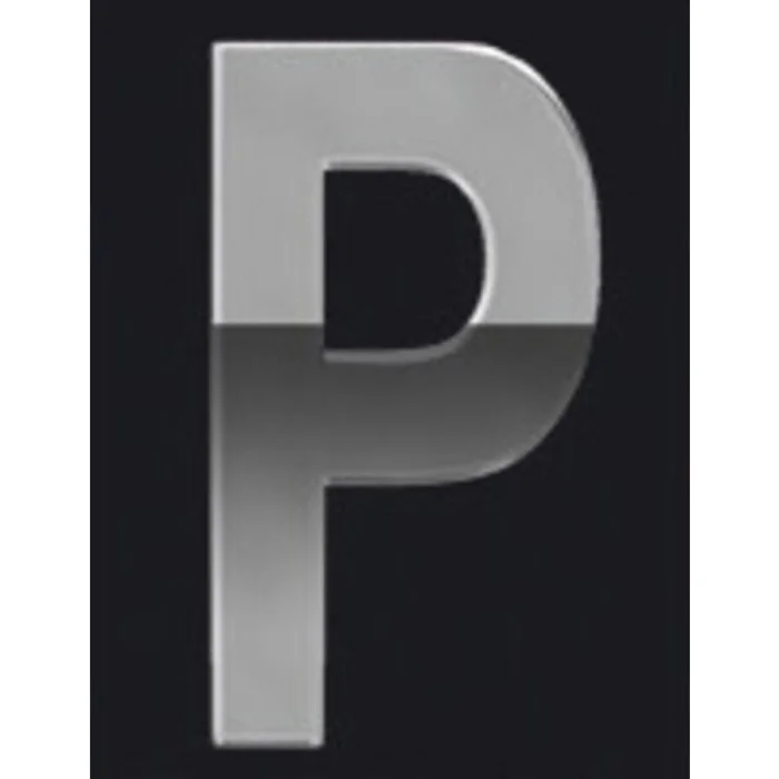 Adesivi lettere e numeri Chrome Logo LAMPA