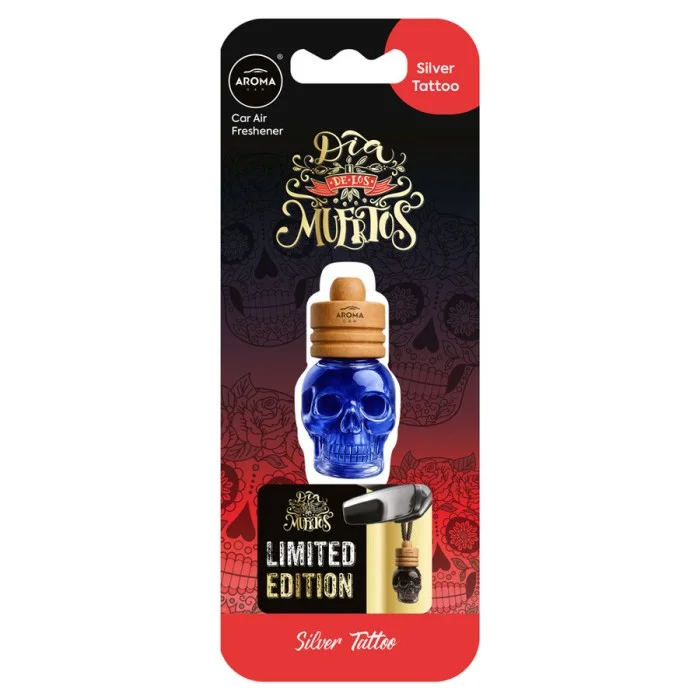 Profumi da appendere Dia De Los Muertos Silver Tattoo AROMA CAR