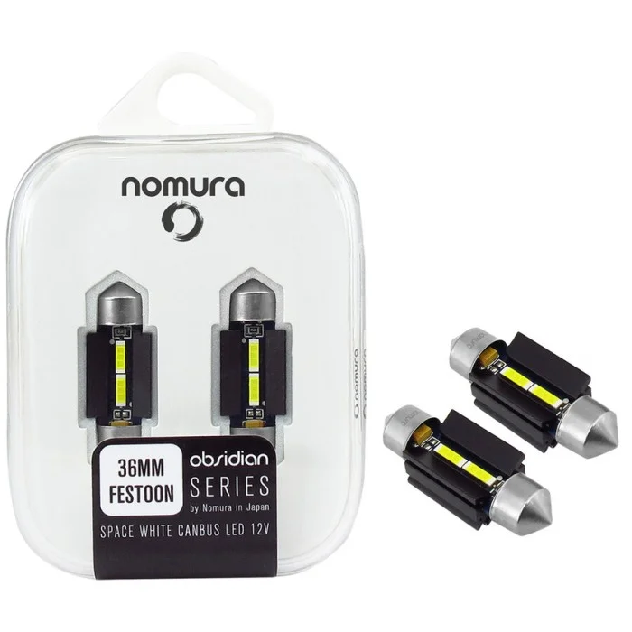Lampadina a siluro a led SV8,5 Canbus Obsidian NOMURA